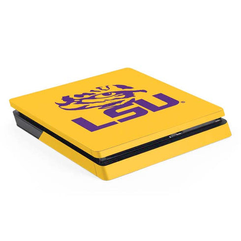 LSU Tiger Eye Logo Yellow PlayStation PS4 Skins